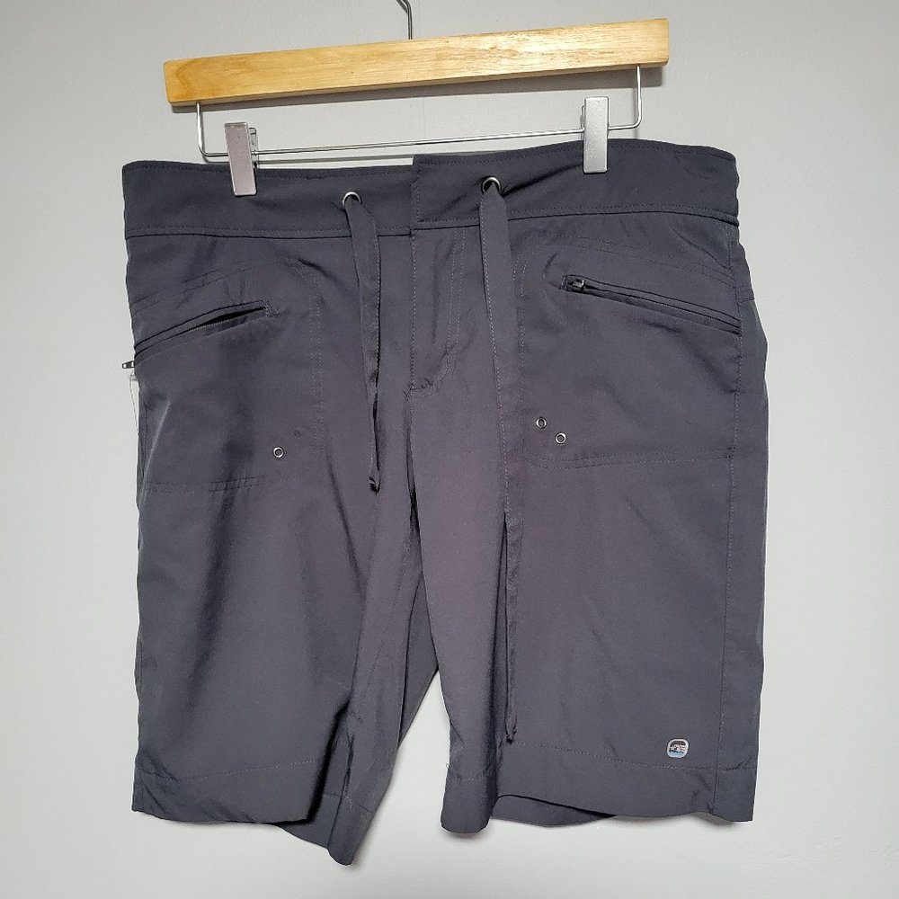 Gray Hiking Shorts | Women's L (12/14)